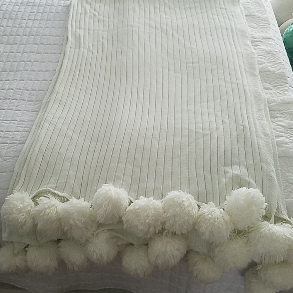 Off white Throw